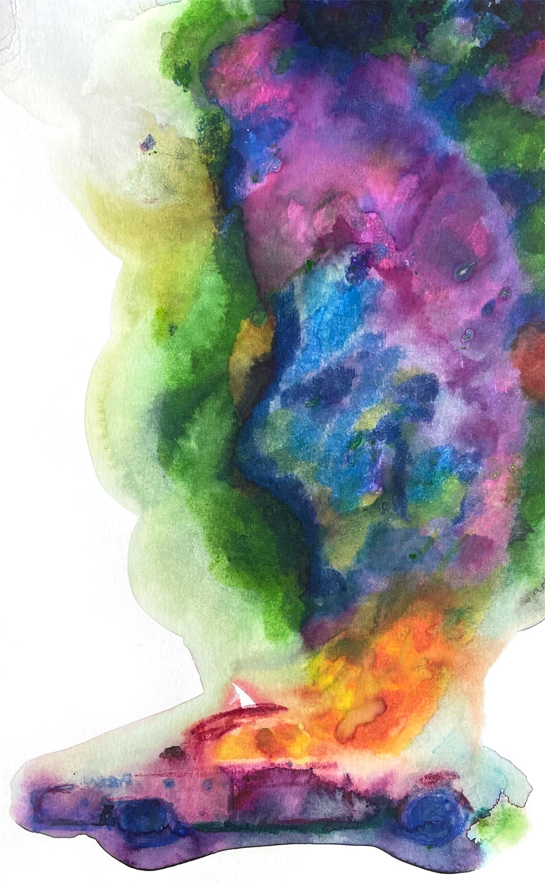 Los Angeles 90002 American Watercolor