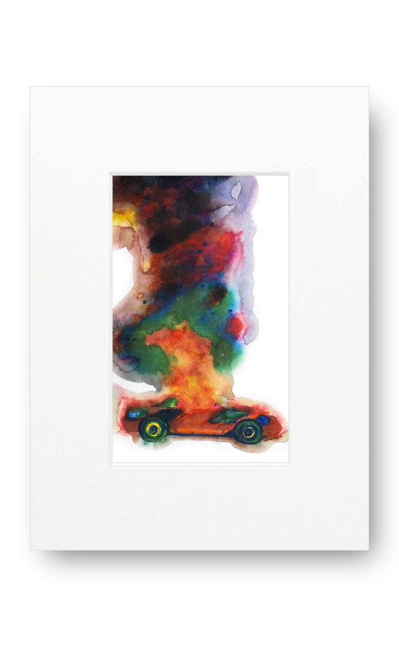 Los Angeles 90003 American Watercolor