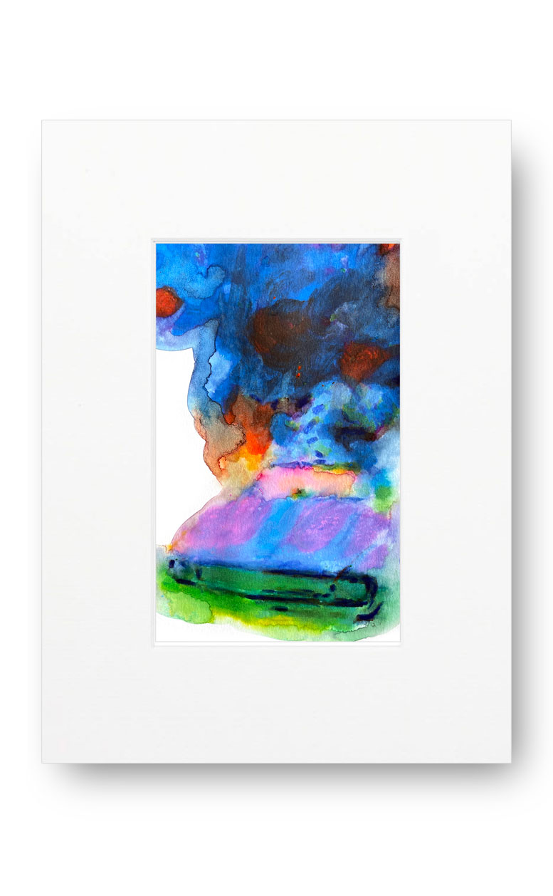 Los Angeles 90007 American Watercolor