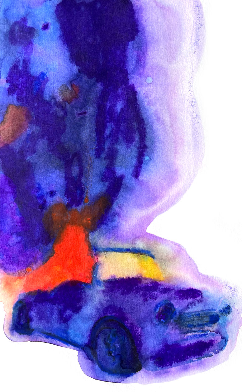 Los Angeles 90009 American Watercolor