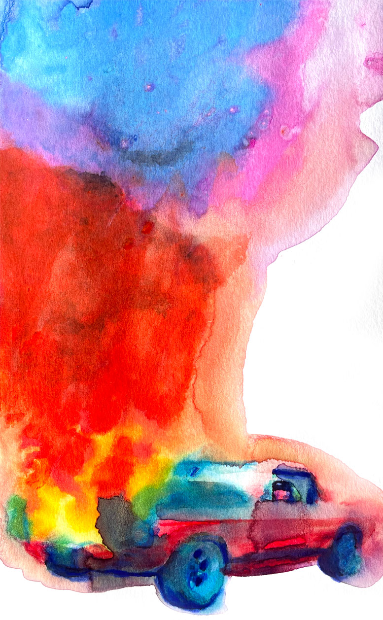 Los Angeles 90012 American Watercolor