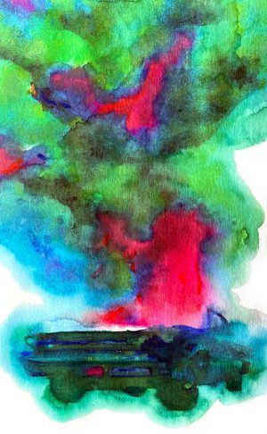 Los Angeles 90015 American Watercolor