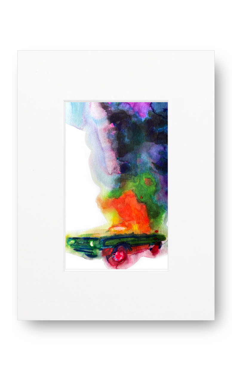 Los Angeles 90017 American Watercolor