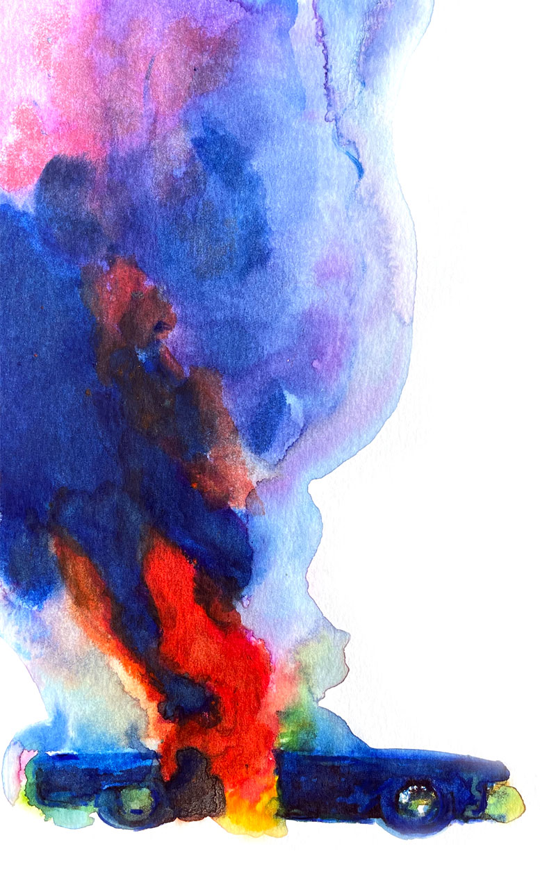 Los Angeles 90018 American Watercolor