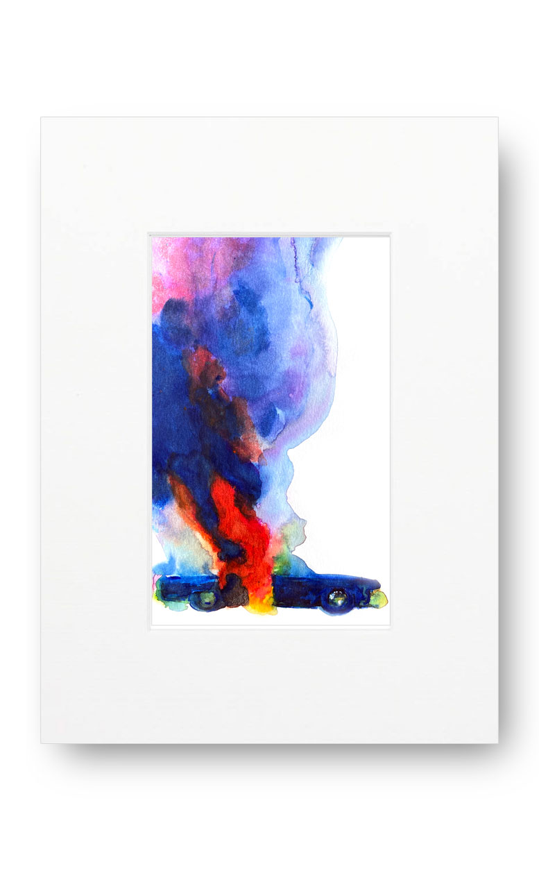 Los Angeles 90018 American Watercolor