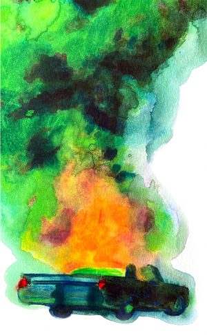 Los Angeles 90019 American Watercolor