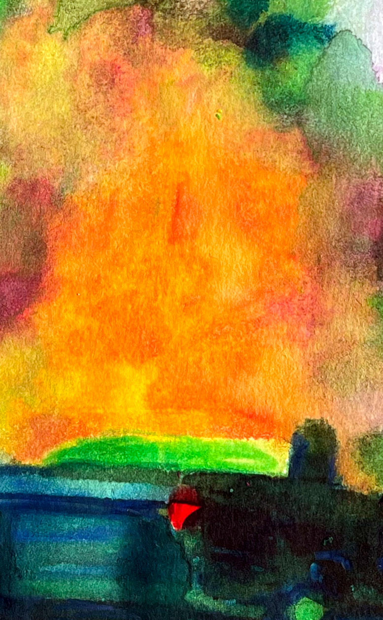 Los Angeles 90019 American Watercolor