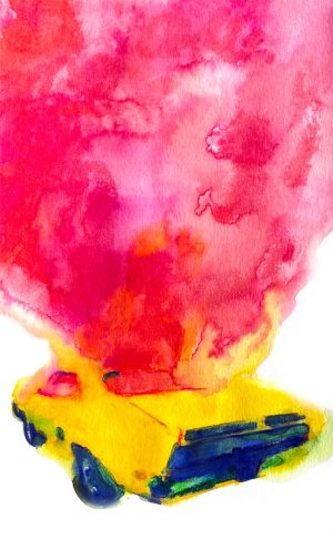 Los Angeles 90021 American Watercolor