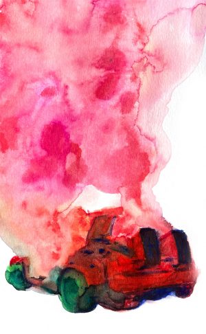 Los Angeles 90023 American Watercolor