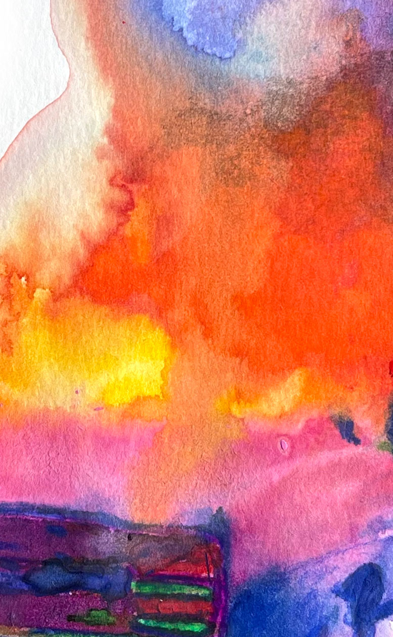 Los Angeles 90024 American Watercolor