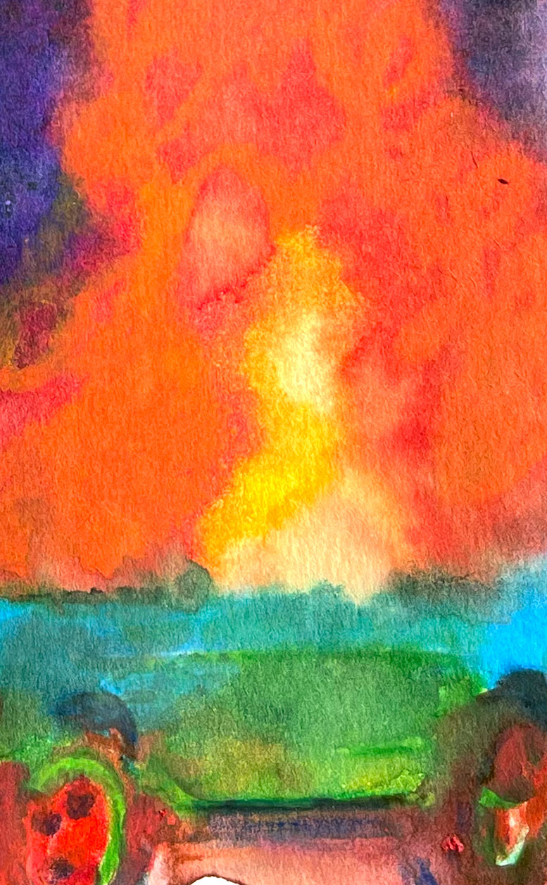 Los Angeles 90027 American Watercolor