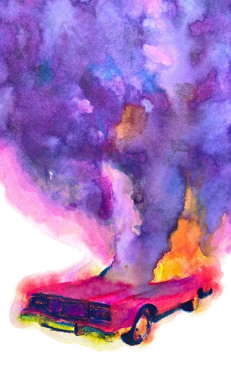 Los Angeles 90028 American Watercolor