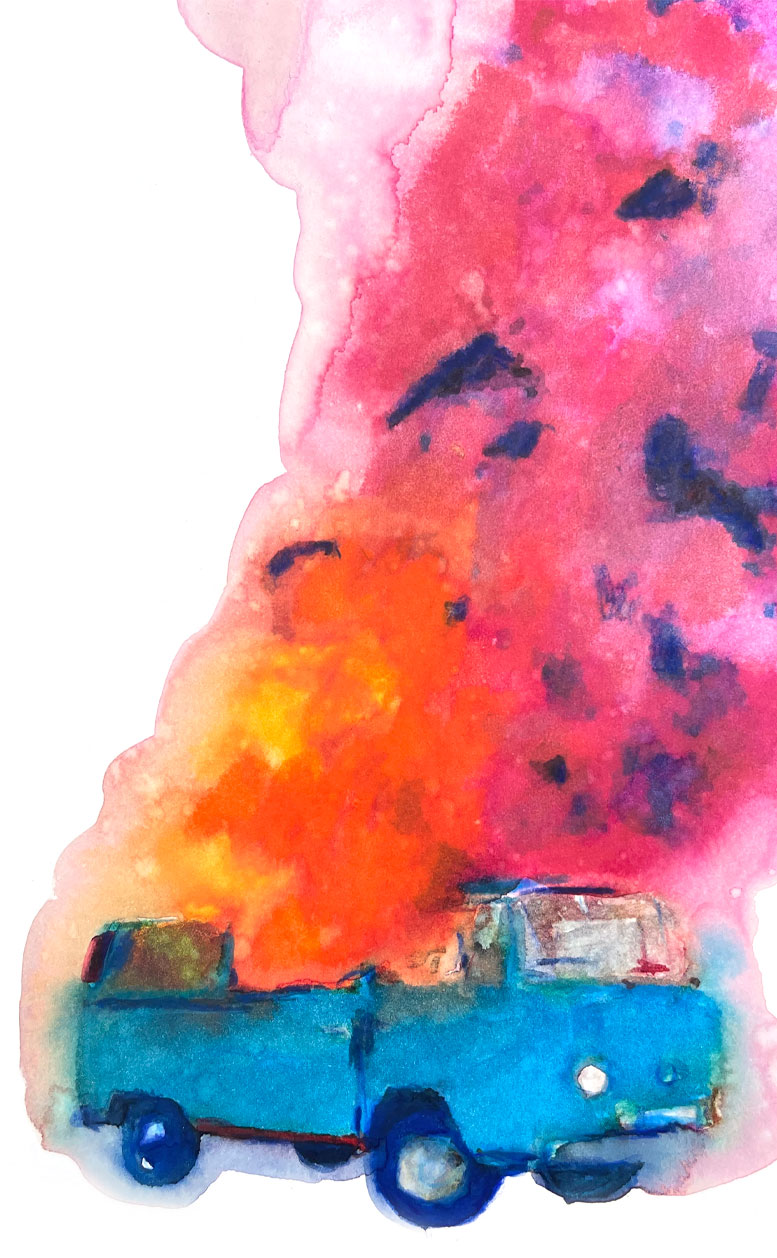 Los Angeles 90032 American Watercolor