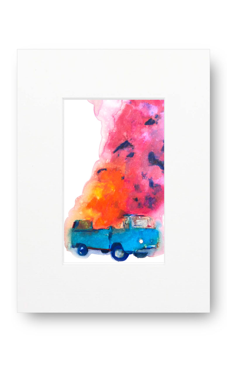 Los Angeles 90032 American Watercolor