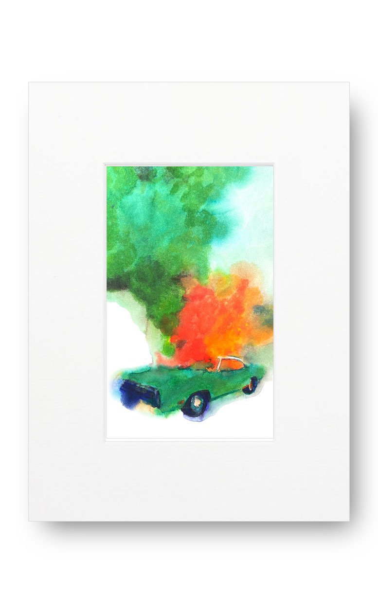 Los Angeles 90037 American Watercolor