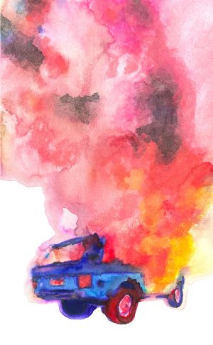 Los Angeles 90038 American Watercolor