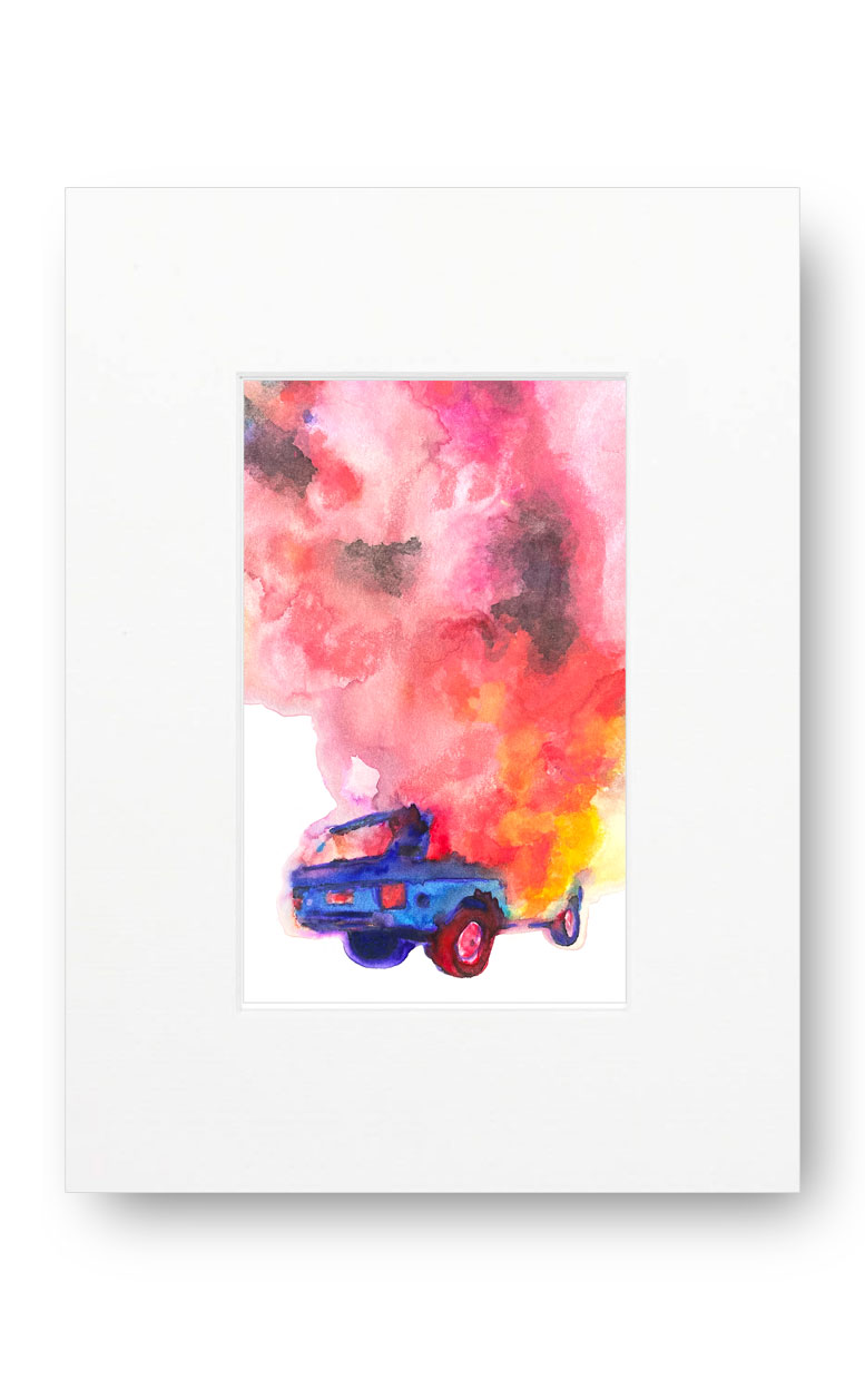 Los Angeles 90038 American Watercolor