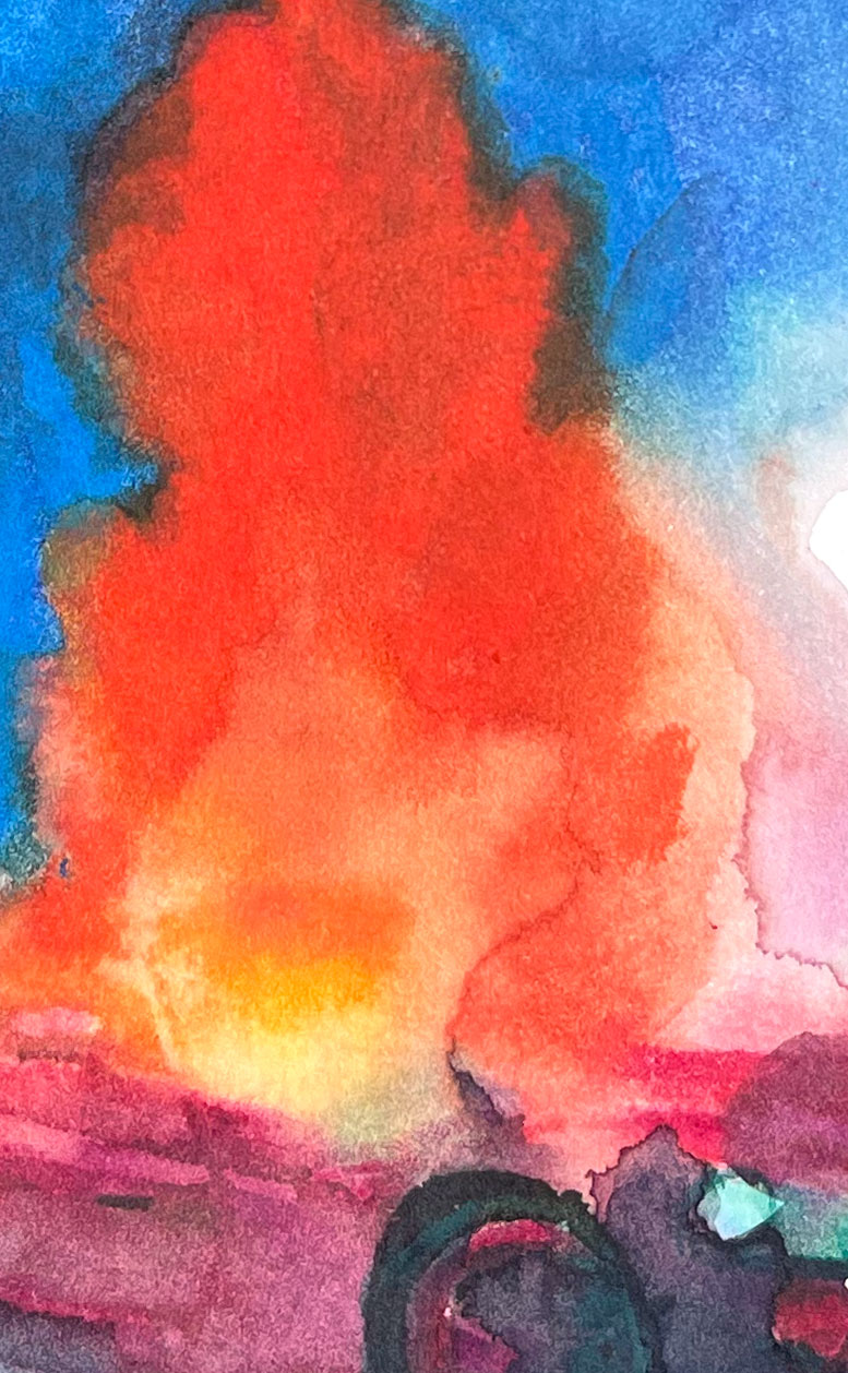 Los Angeles 90042 American Watercolor