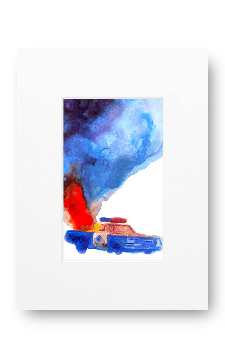 Los Angeles 90043 American Watercolor