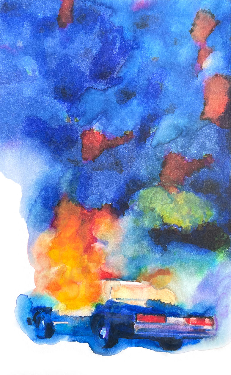 Los Angeles 90045 American Watercolor