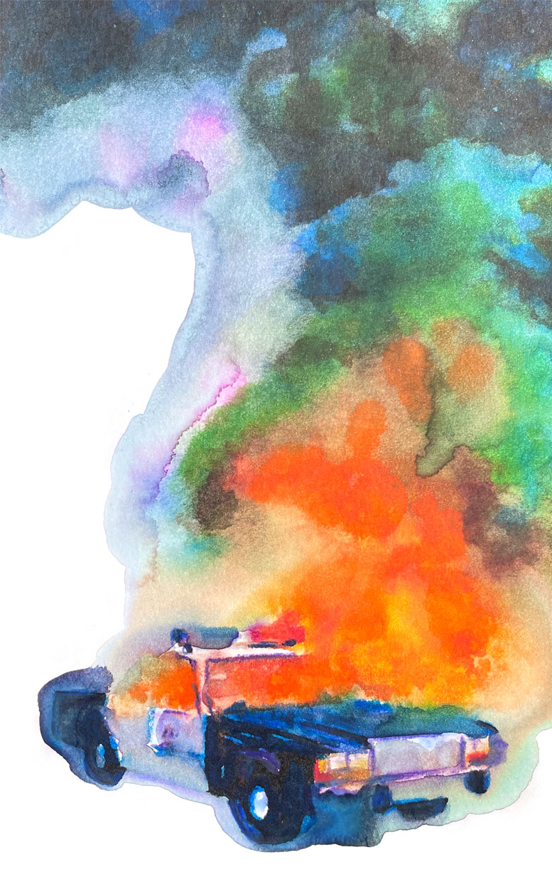 Los Angeles 90047 American Watercolor