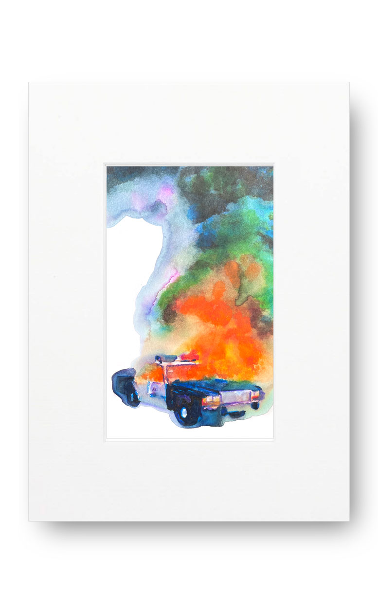 Los Angeles 90047 American Watercolor