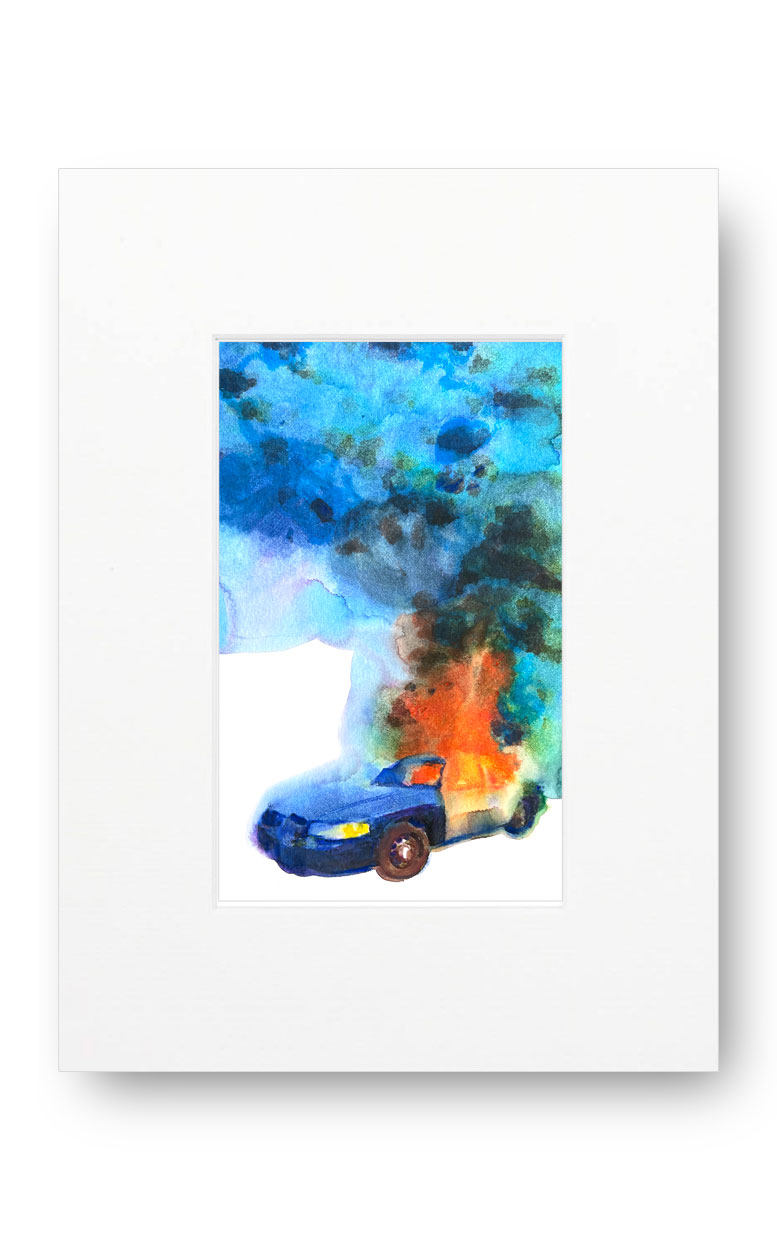 Los Angeles 90058 American Watercolor