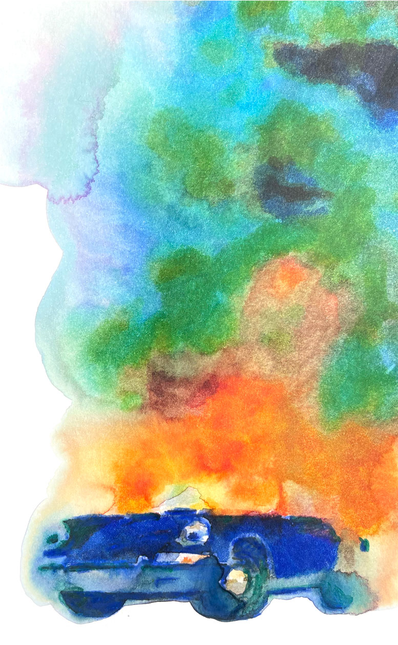 Los Angeles 90060 American Watercolor