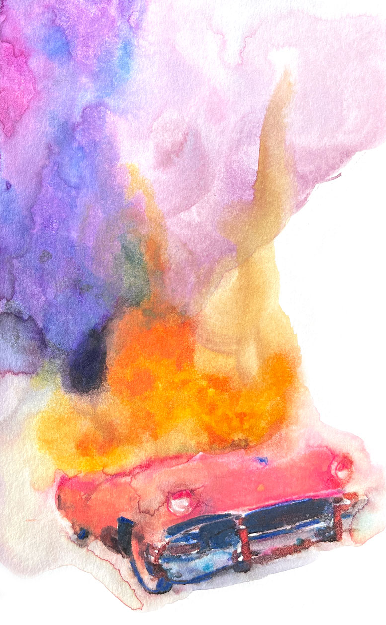 Los Angeles 90063 American Watercolor