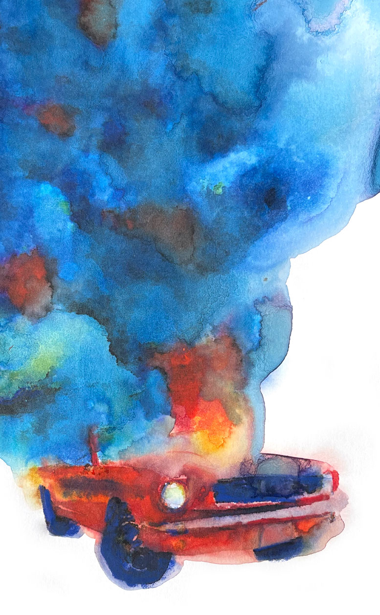 Los Angeles 90081 American Watercolor