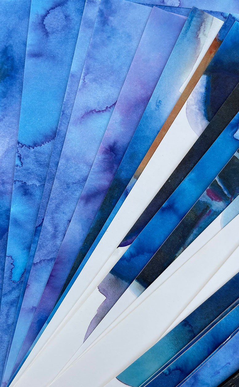 36 polyptichs The car american watercolor