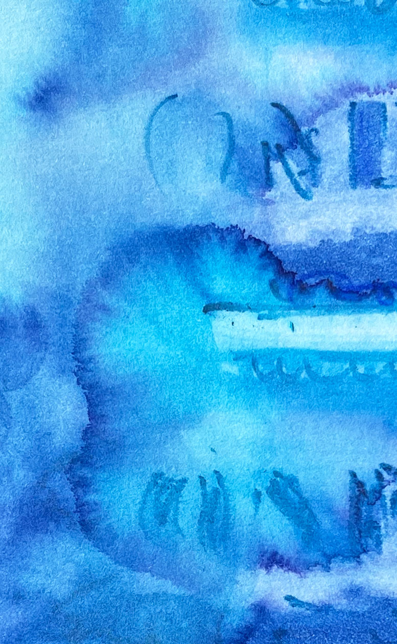 Dollars Blue 02 American Watercolor