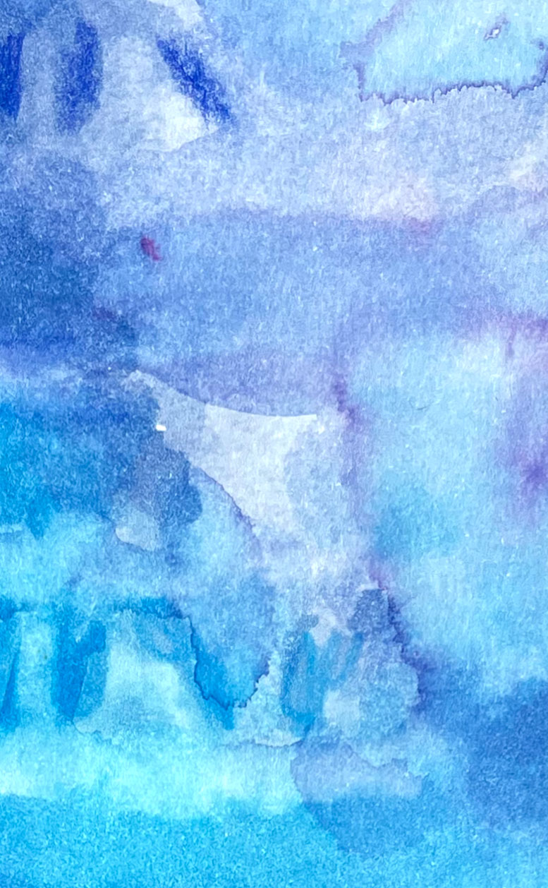 Dollars Blue 03 American Watercolor