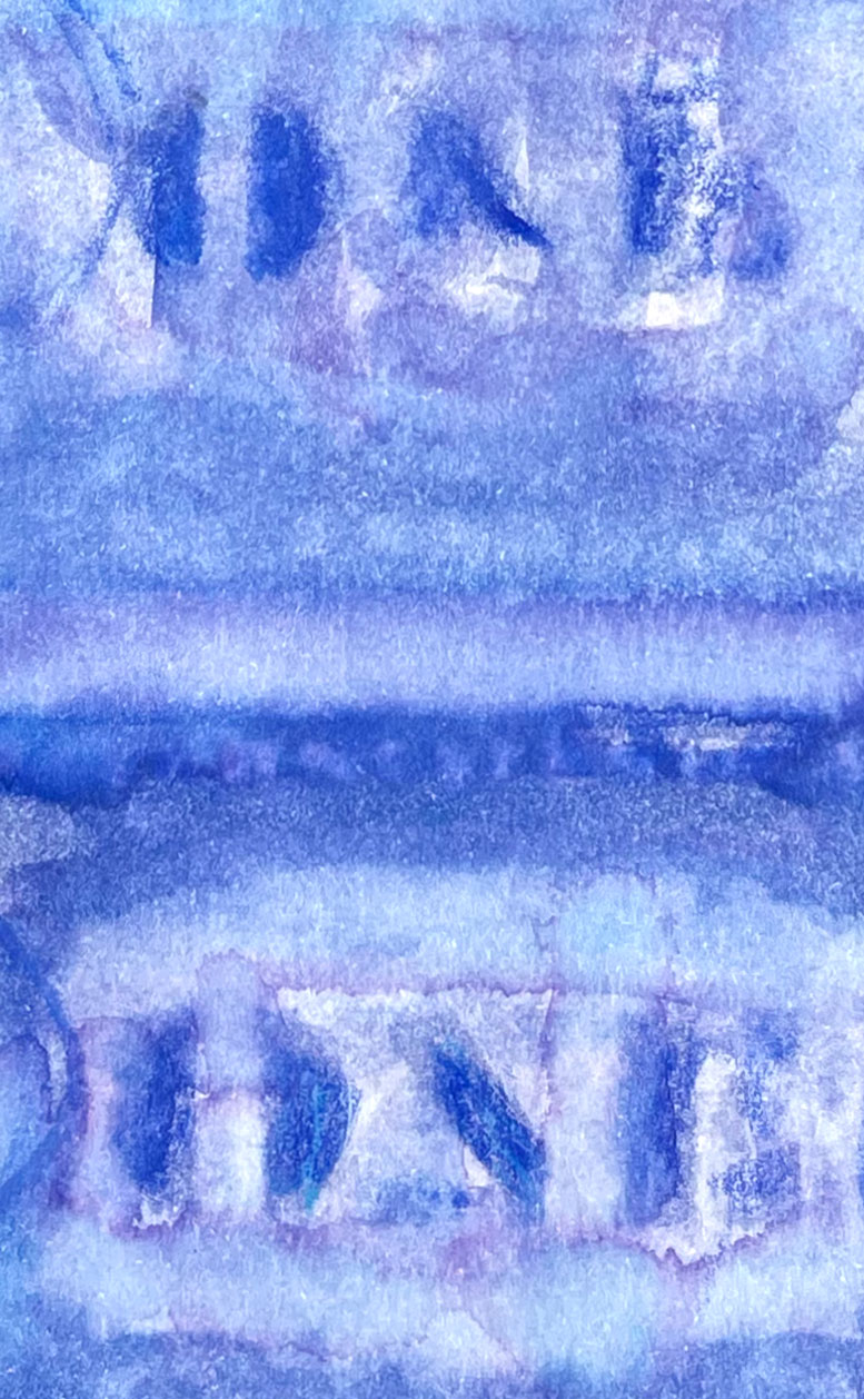 Dollars Blue 03 American Watercolor