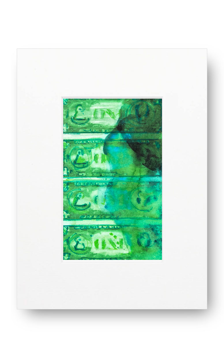 Dollars Green 02 American Watercolor
