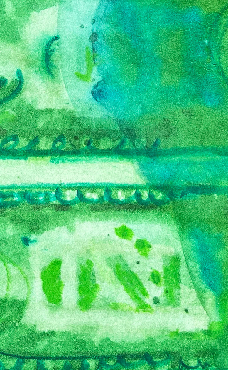 Dollars Green 02 American Watercolor