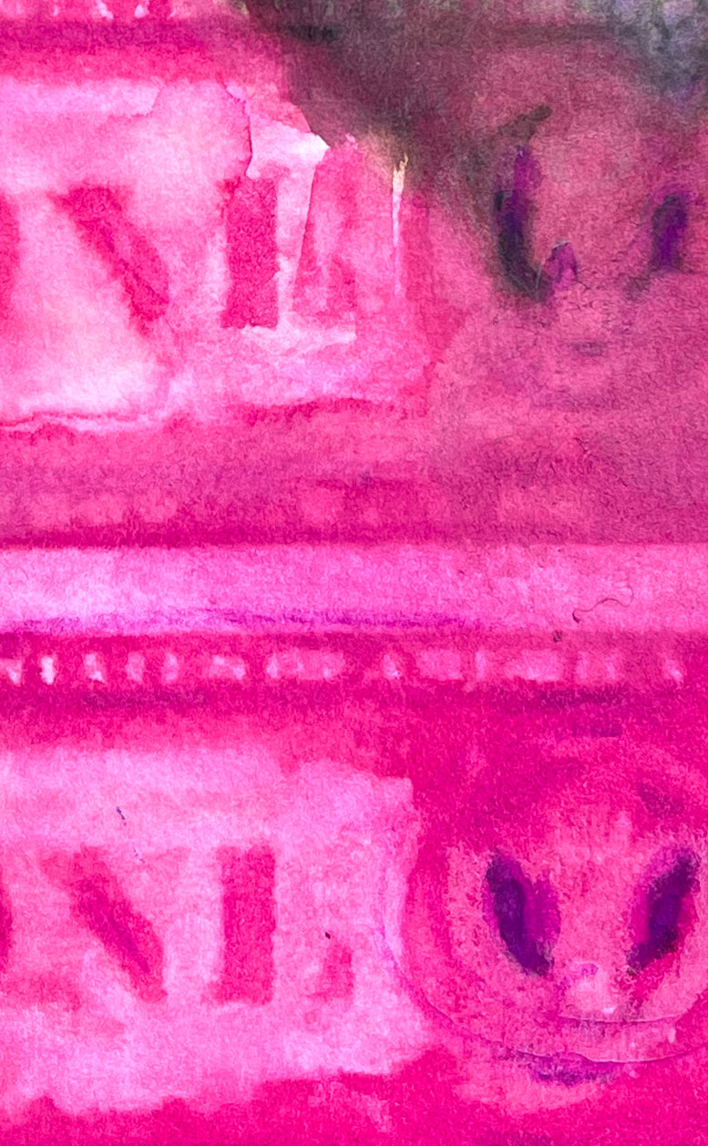 Dollars Purple 01 American Watercolor