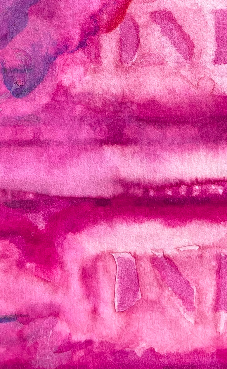 Dollars Purple 02 American Watercolor