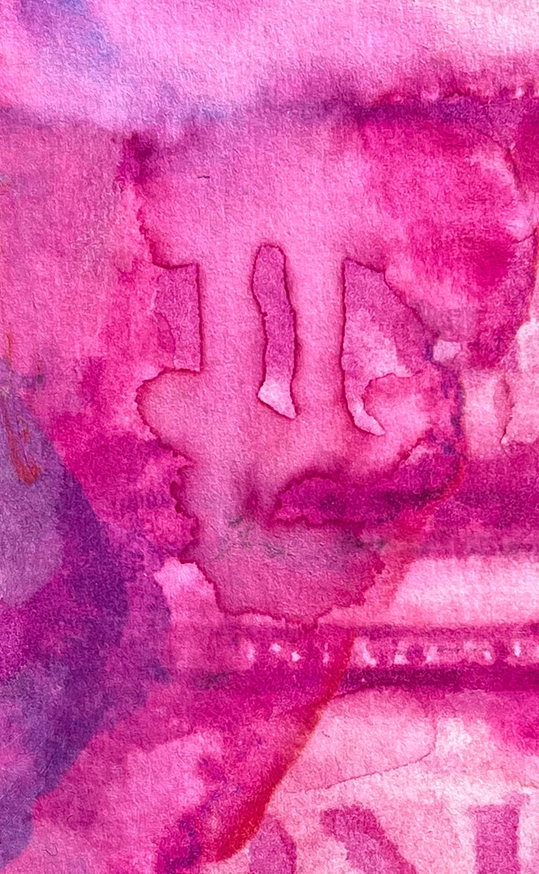 Dollars Purple 02 American Watercolor