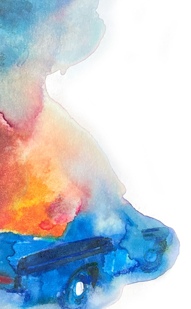 Los Angeles 90069 American Watercolor