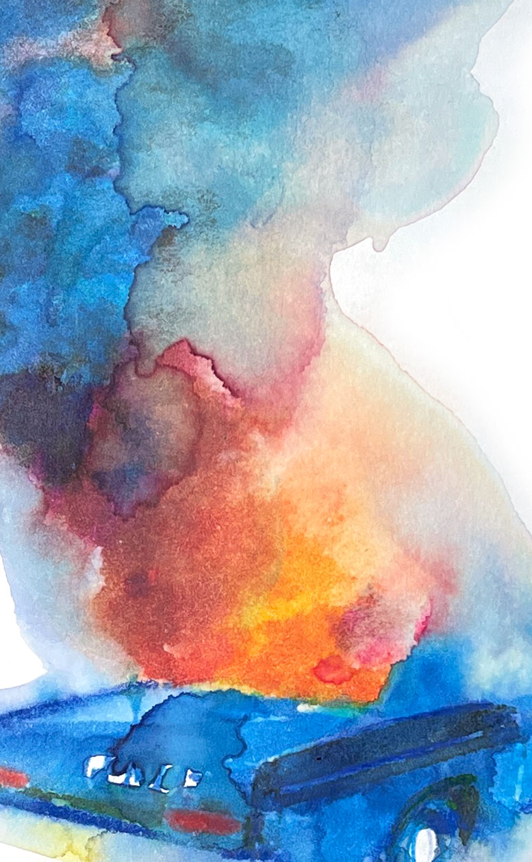 Los Angeles 90069 American Watercolor