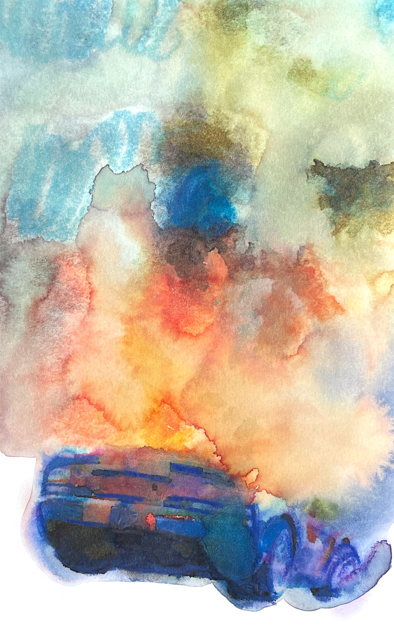 Los Angeles 90074 American Watercolor