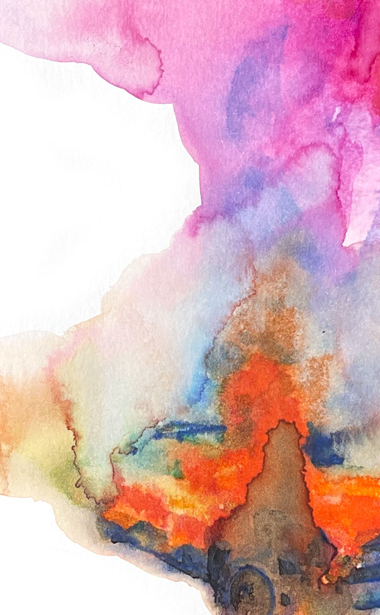 Los Angeles 90077 American Watercolor