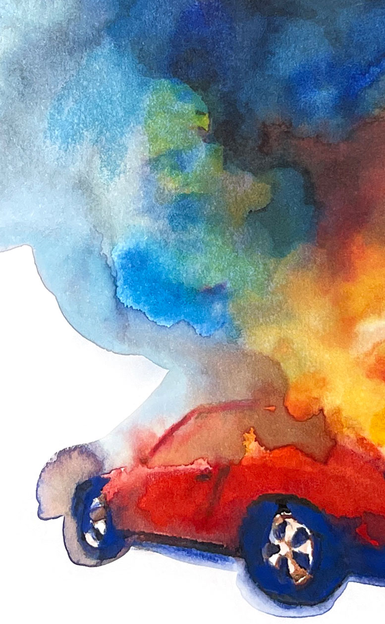 Los Angeles 90079 American Watercolor