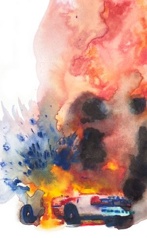 Los Angeles 90080 American Watercolor