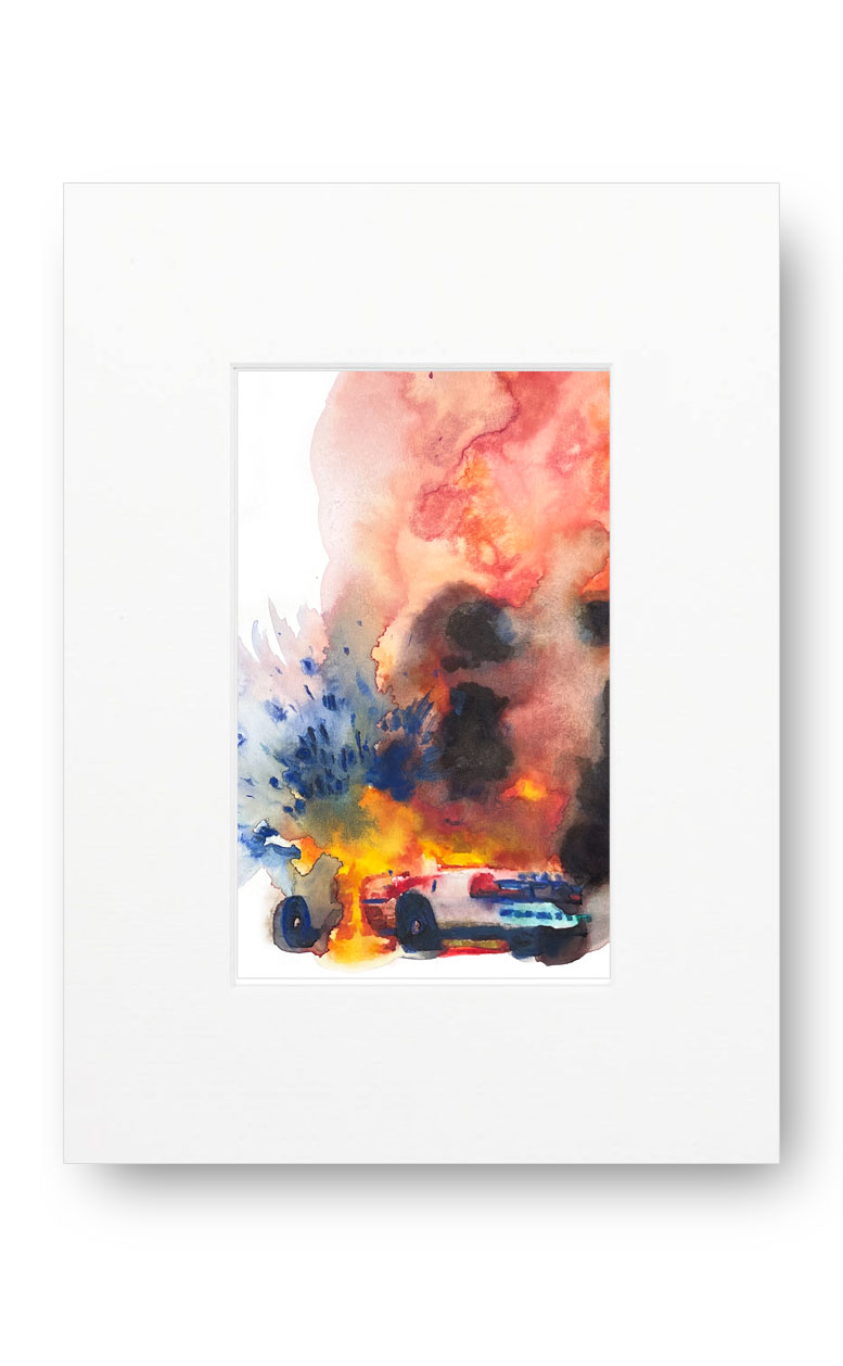 Los Angeles 90080 American Watercolor