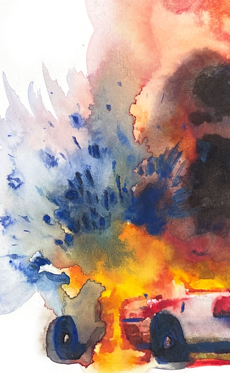 Los Angeles 90080 American Watercolor