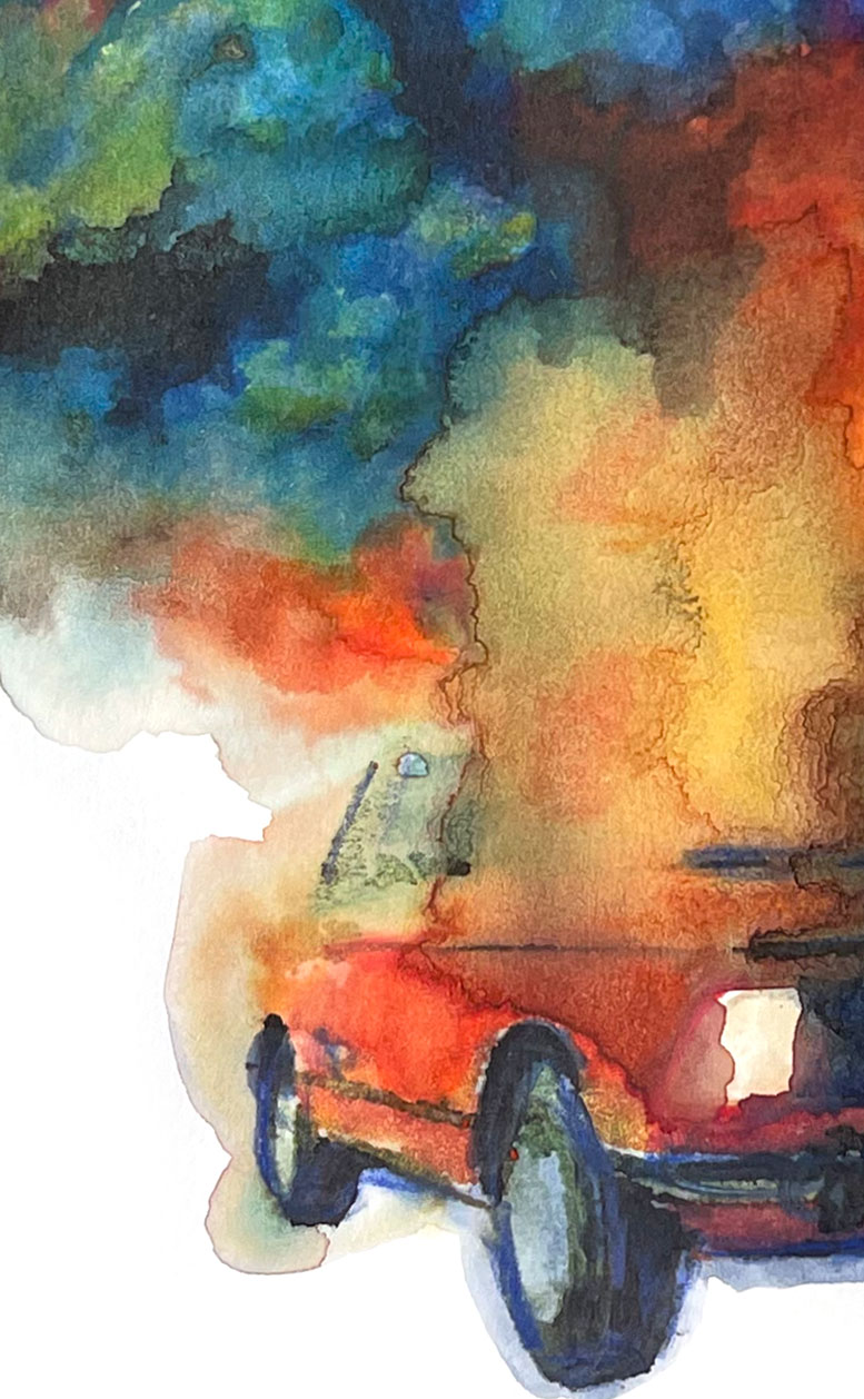 Los Angeles 90083 American Watercolor