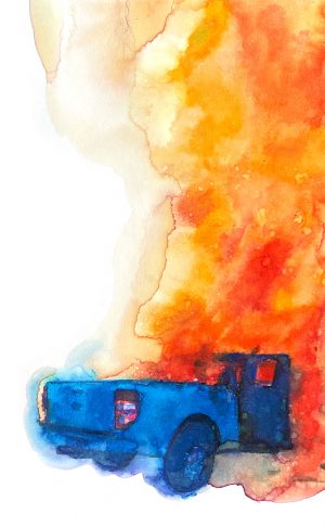 Los Angeles 90086 American Watercolor