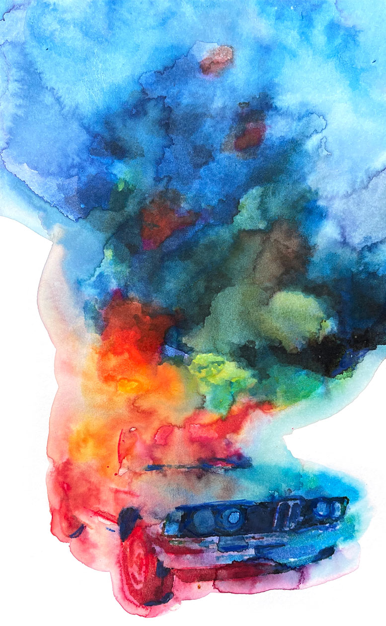 Los Angeles 90091 American Watercolor